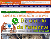 Tablet Screenshot of fenearte.com